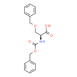 ChemSpider 2D Image | Z-Ser(Bzl)-OH | C18H19NO5