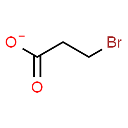 ChemSpider 2D Image | 3-Bromopropanoate | C3H4BrO2