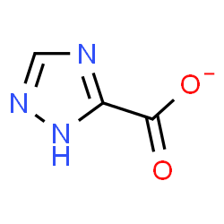ChemSpider 2D Image | 1,2,4-triazolate | C3H2N3O2