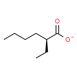 ChemSpider 2D Image | (2S)-2-Ethylhexanoate | C8H15O2