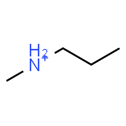 ChemSpider 2D Image | N-Methyl-1-propanaminium | C4H12N