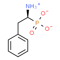 ChemSpider 2D Image | [(1S)-1-Ammonio-2-phenylethyl]phosphonate | C8H11NO3P