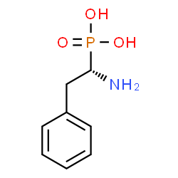 ChemSpider 2D Image | [(1S)-1-Amino-2-phenylethyl]phosphonic acid | C8H12NO3P