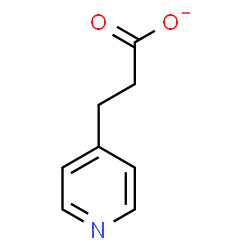 ChemSpider 2D Image | 3-(4-Pyridinyl)propanoate | C8H8NO2