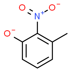 ChemSpider 2D Image | 3-Methyl-2-nitrophenolate | C7H6NO3