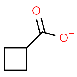 ChemSpider 2D Image | Cyclobutanecarboxylate | C5H7O2