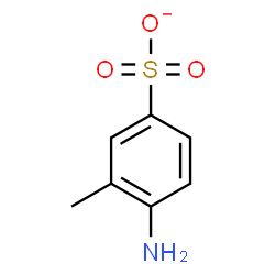 ChemSpider 2D Image | 4-Amino-3-methylbenzenesulfonate | C7H8NO3S