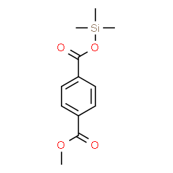ChemSpider 2D Image | Methyl trimethylsilyl terephthalate | C12H16O4Si