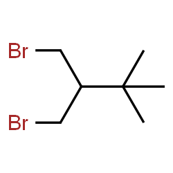 ChemSpider 2D Image | 1-Bromo-2-(bromomethyl)-3,3-dimethylbutane | C7H14Br2