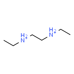 ChemSpider 2D Image | N,N'-Diethyl-1,2-ethanediaminium | C6H18N2