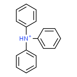 ChemSpider 2D Image | N,N-Diphenylanilinium | C18H16N