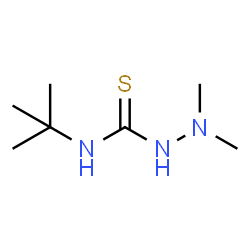 ChemSpider 2D Image | 2,2-Dimethyl-N-(2-methyl-2-propanyl)hydrazinecarbothioamide | C7H17N3S