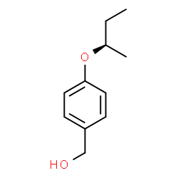 ChemSpider 2D Image | {4-[(2R)-2-Butanyloxy]phenyl}methanol | C11H16O2