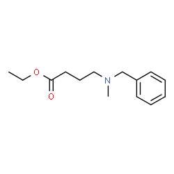 ChemSpider 2D Image | Ethyl 4-[benzyl(methyl)amino]butanoate | C14H21NO2