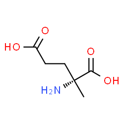 ChemSpider 2D Image | D-2-methylglutamic acid | C6H11NO4