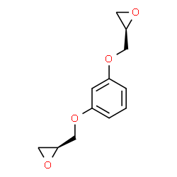 ChemSpider 2D Image | (2R,2'S)-2,2'-[1,3-Phenylenebis(oxymethylene)]dioxirane | C12H14O4
