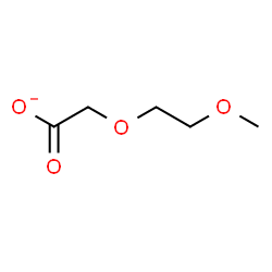 ChemSpider 2D Image | (2-Methoxyethoxy)acetate | C5H9O4