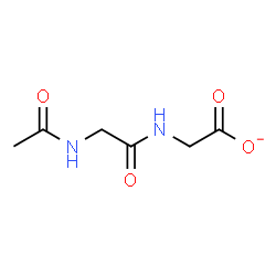 ChemSpider 2D Image | [(N-Acetylglycyl)amino]acetate | C6H9N2O4