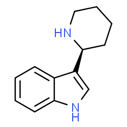 ChemSpider 2D Image | 3-[(2S)-2-Piperidinyl]-1H-indole | C13H16N2