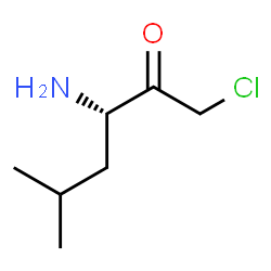 ChemSpider 2D Image | (3S)-3-Amino-1-chloro-5-methyl-2-hexanone | C7H14ClNO