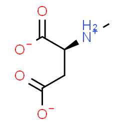 ChemSpider 2D Image | (2S)-2-(Methylammonio)succinate | C5H8NO4