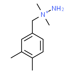 ChemSpider 2D Image | 1-(3,4-Dimethylbenzyl)-1,1-dimethylhydrazinium | C11H19N2