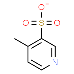 ChemSpider 2D Image | 4-Methyl-3-pyridinesulfonate | C6H6NO3S