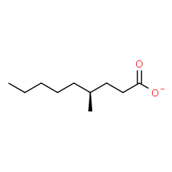 ChemSpider 2D Image | (4S)-4-Methylnonanoate | C10H19O2