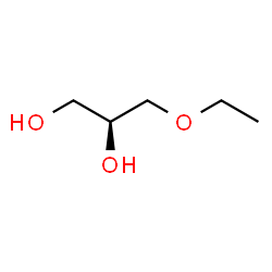 ChemSpider 2D Image | (2S)-3-Ethoxy-1,2-propanediol | C5H12O3