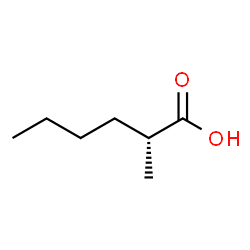 ChemSpider 2D Image | (2R)-2-Methylhexanoic acid | C7H14O2