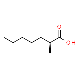 ChemSpider 2D Image | (2S)-2-Methylheptanoic acid | C8H16O2