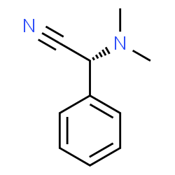 ChemSpider 2D Image | (2R)-(Dimethylamino)(phenyl)acetonitrile | C10H12N2
