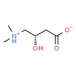 ChemSpider 2D Image | (3S)-4-(Dimethylammonio)-3-hydroxybutanoate | C6H13NO3