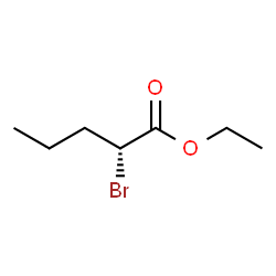 ChemSpider 2D Image | Ethyl (2R)-2-bromopentanoate | C7H13BrO2