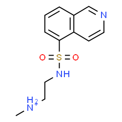 ChemSpider 2D Image | 2-[(5-Isoquinolinylsulfonyl)amino]-N-methylethanaminium | C12H16N3O2S