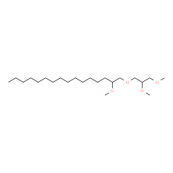 ChemSpider 2D Image | 1-(2,3-Dimethoxypropoxy)-2-methoxyhexadecane | C22H46O4
