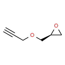 ChemSpider 2D Image | (2S)-2-[(2-Propyn-1-yloxy)methyl]oxirane | C6H8O2