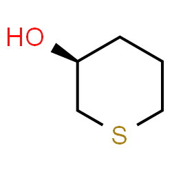 ChemSpider 2D Image | (3S)-Tetrahydro-2H-thiopyran-3-ol | C5H10OS