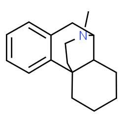 ChemSpider 2D Image | 17-Methylmorphinan | C17H23N