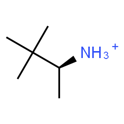 ChemSpider 2D Image | (2S)-3,3-Dimethyl-2-butanaminium | C6H16N
