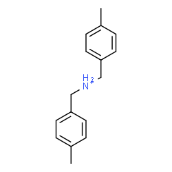 ChemSpider 2D Image | N-(4-Methylbenzyl)(4-methylphenyl)methanaminium | C16H20N