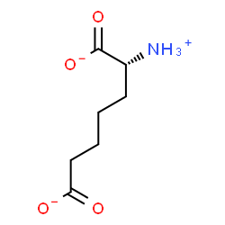 ChemSpider 2D Image | (2R)-2-Ammonioheptanedioate | C7H12NO4