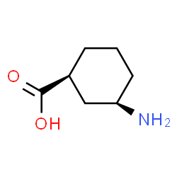 ChemSpider 2D Image | cis-3-Aminocyclohexanecarboxylic Acid | C7H13NO2