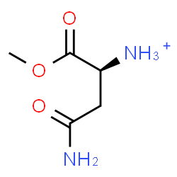 ChemSpider 2D Image | (2S)-4-Amino-1-methoxy-1,4-dioxo-2-butanaminium | C5H11N2O3