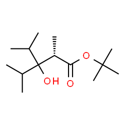 ChemSpider 2D Image | 2-Methyl-2-propanyl (2S)-3-hydroxy-3-isopropyl-2,4-dimethylpentanoate | C14H28O3