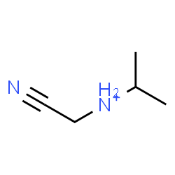 ChemSpider 2D Image | N-(Cyanomethyl)-2-propanaminium | C5H11N2