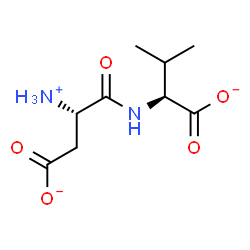 ChemSpider 2D Image | (3S)-3-Ammonio-4-{[(1S)-1-carboxylato-2-methylpropyl]amino}-4-oxobutanoate | C9H15N2O5