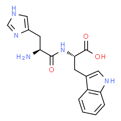 ChemSpider 2D Image | L-Histidyl-L-tryptophan | C17H19N5O3