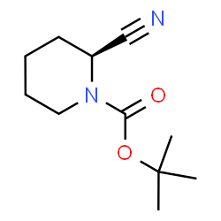 ChemSpider 2D Image | (S)-1-Boc-2-Cyanopiperidine | C11H18N2O2