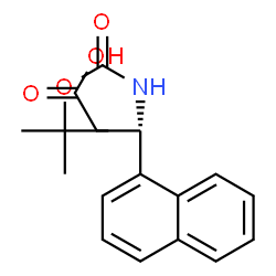 ChemSpider 2D Image | (Î²S)-Î²-[[(1,1-Dimethylethoxy)carbonyl]amino]-1-naphthalenepropanoic acid | C18H21NO4